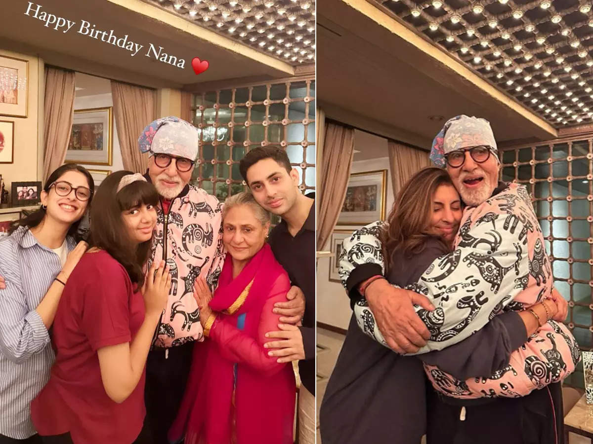 Inside Amitabh Bachchan’s midnight intimate birthday celebration with family members and fans