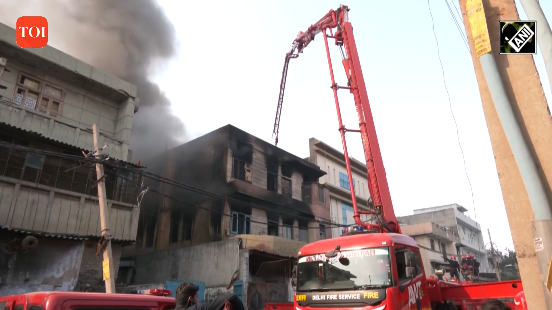 Massive fire in Udyog Nagar factory brought under control, no ...