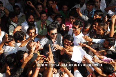 Ranbir, Nargis @ 'Rockstar' promotion