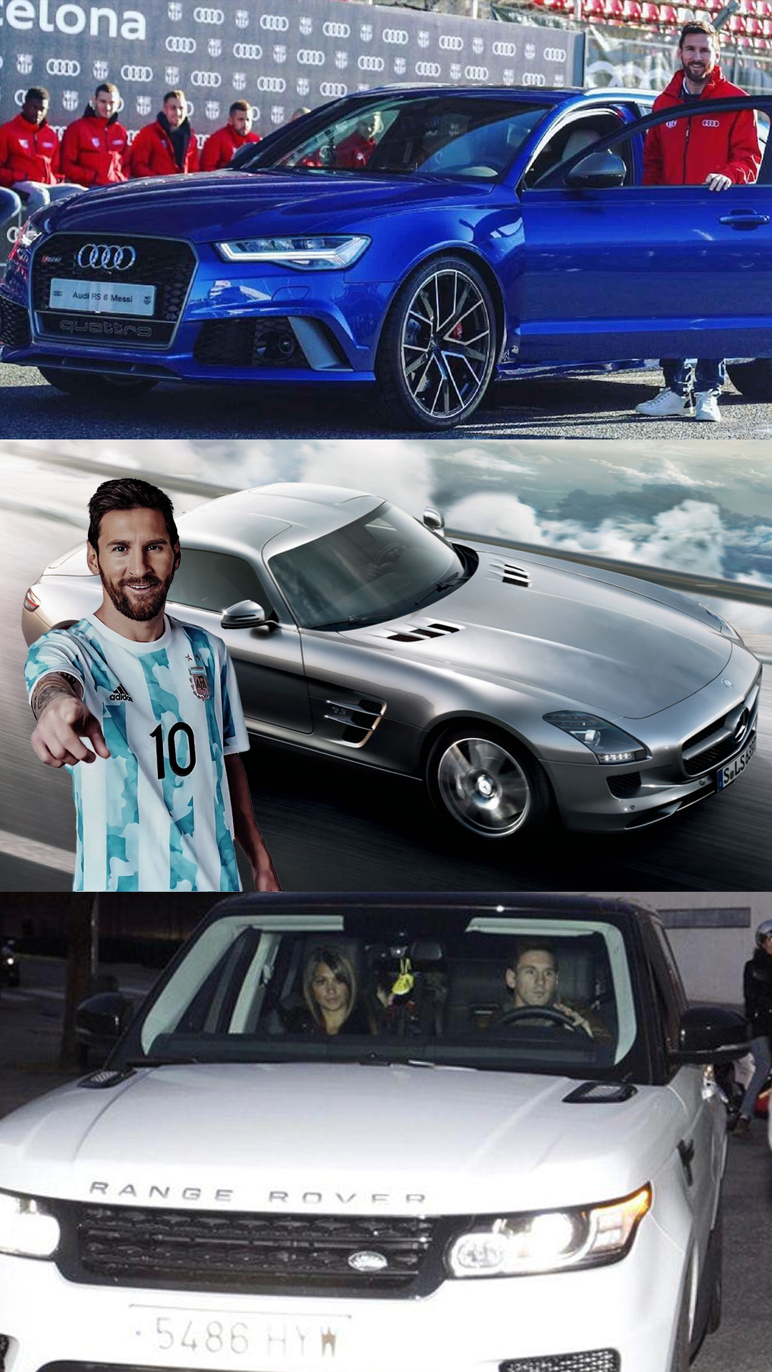 Ferrari to Pagani: Luxury Car Collection of Football Legend Lionel Messi,  Ferrari 335, Mercedes Benz SLS AMG, Range Rover, Audi RS6, Audi Q7,  Maserati Gran Tourismo, Pagani Zonda