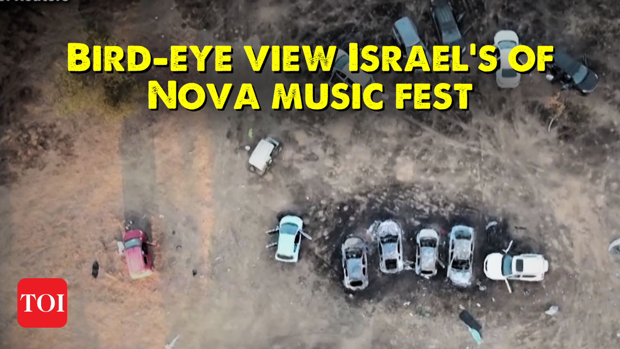 Watch: Drone Video Of Israel's Nova Music Fest Tragedy Shows How Hamas ...