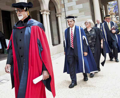 Big B receives honorary doctorate