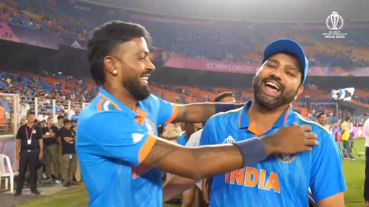 Watch: Hardik Pandya chases Rohit Sharma, Jasprit…