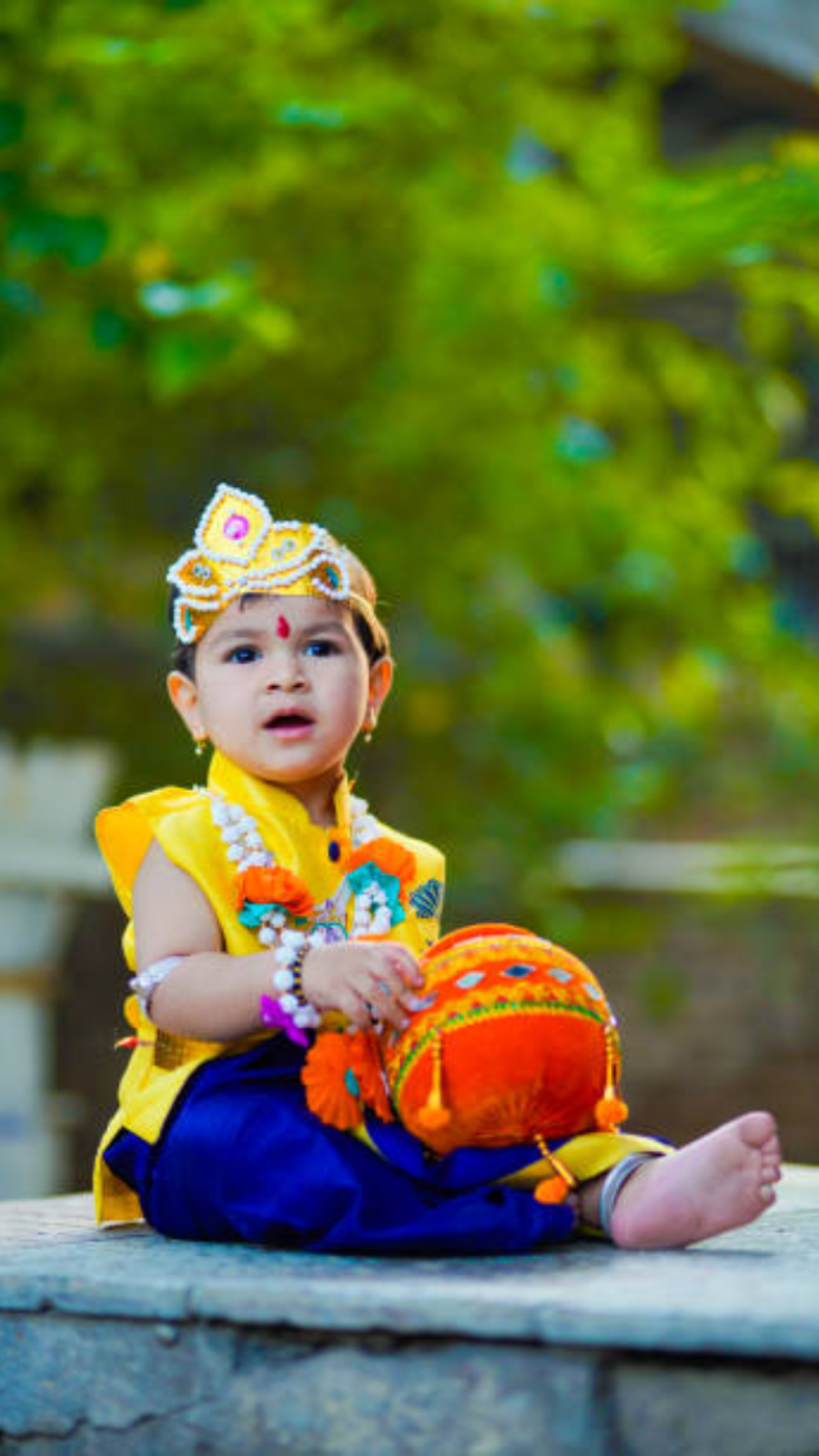 Buy PARTISH Krishna Dress For Kids l Janmastami Dress l Kanha Dress l Krishna  Costume For Baby Boy 3 Months to 1 2 3 4 5 6 Years Online at  desertcartKUWAIT