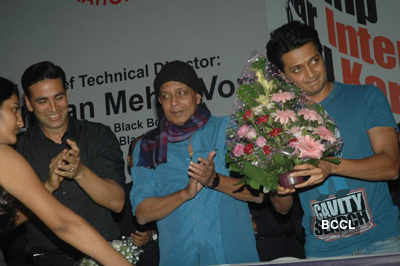 Akki, Riteish at Karate event