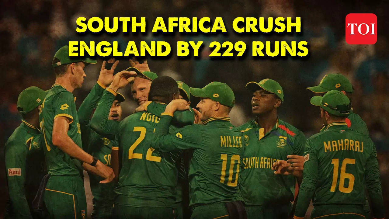 ICC World Cup 2023: Klaasen Stars As South Africa Crush England By 229 Runs