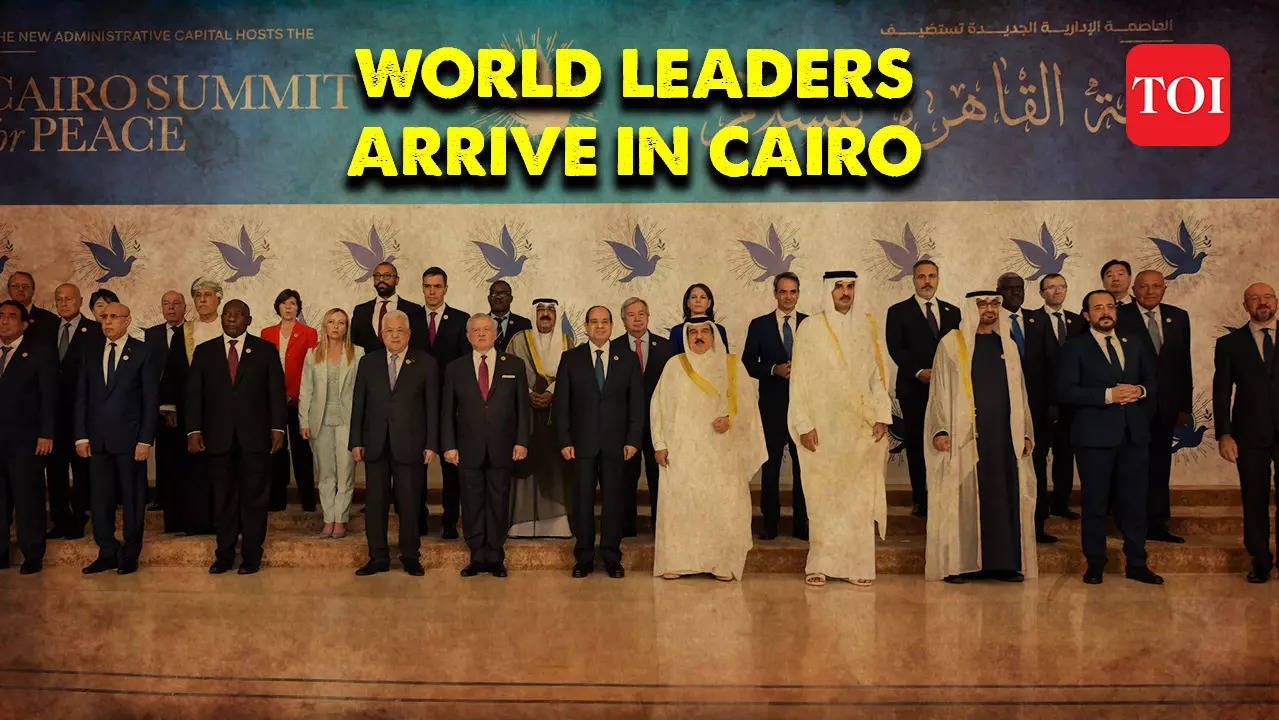 Israel-Hamas War: Global Leaders Arrive In Egypt For The Cairo Peace Summit