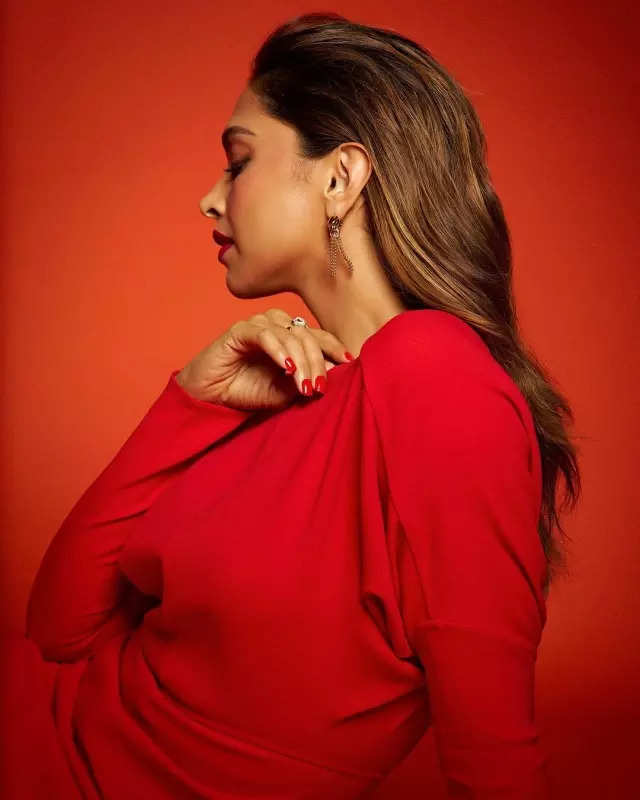 Deepika Padukone is a fashion force to be reckoned with in fiery red dress, see pictures