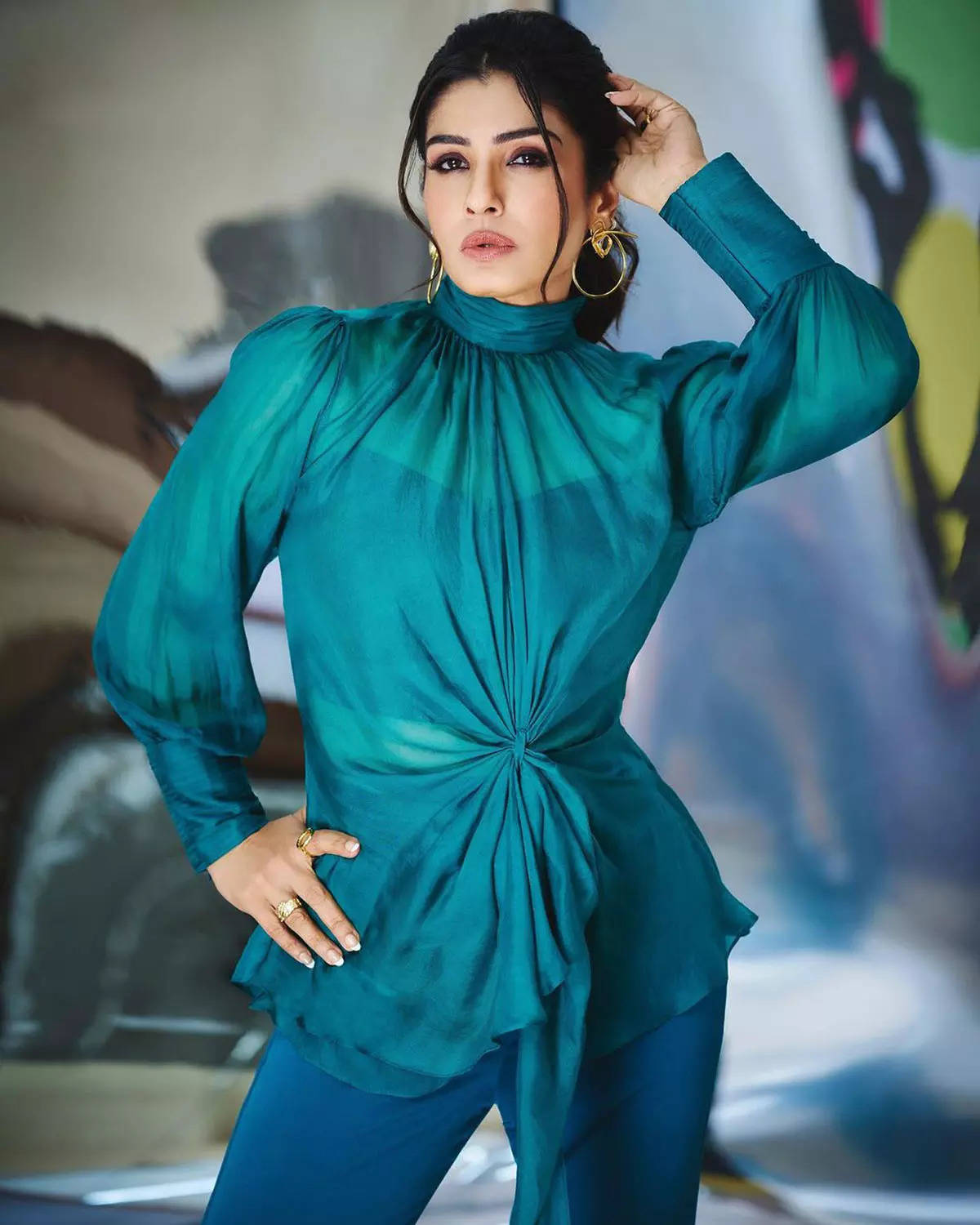 Discover Raveena Tandon's dazzling style odyssey unveiled for fashion enthusiasts