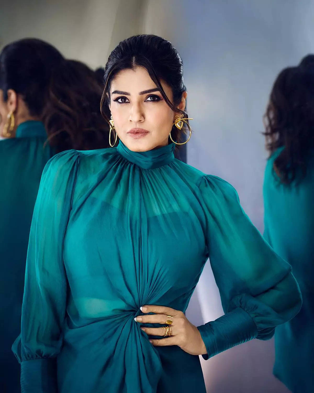 Discover Raveena Tandon's dazzling style odyssey unveiled for fashion enthusiasts