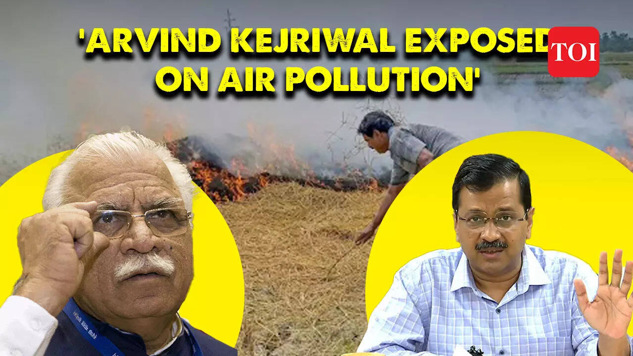 Pollution becomes Political: Haryana unveils NASA satellite proof of ...