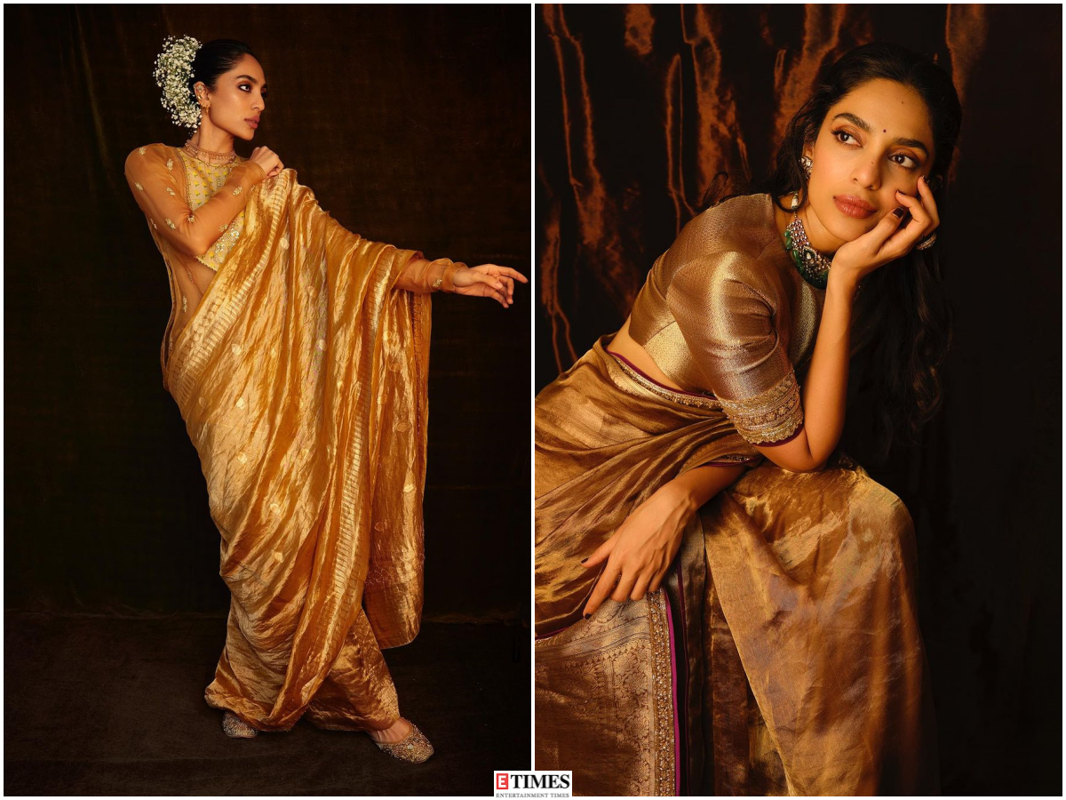 Sobhita Dhulipala in tissue sarees is a match made in heaven, pictures will leave you spellbound