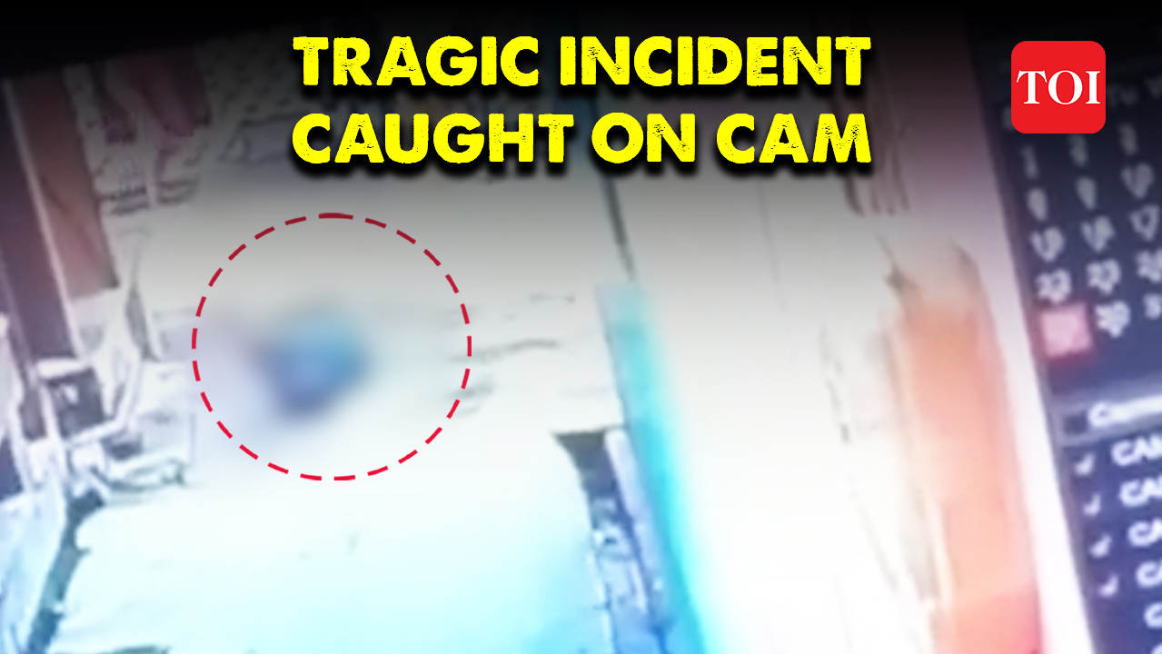 CCTV: Boy dies after falling from third floor of his house in UP's Amroha