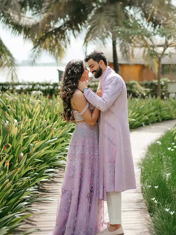 Amala Paul ties the knot with Jagat Desai in lavender-themed ceremony, shares enchanting wedding pictures