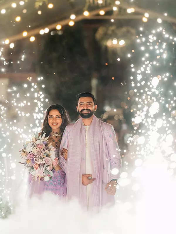 Amala Paul ties the knot with Jagat Desai in lavender-themed ceremony, shares enchanting wedding pictures