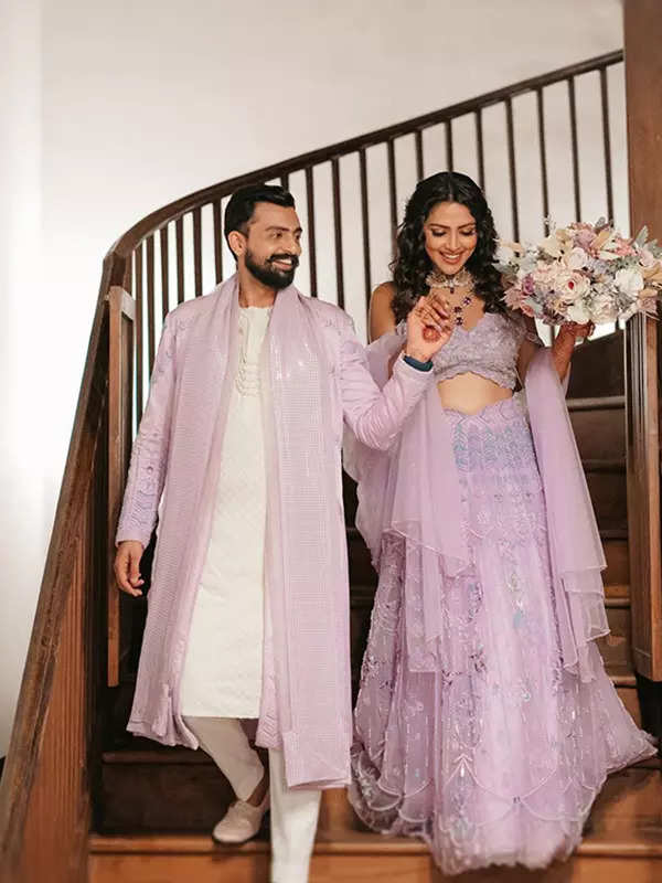 Amala Paul ties the knot with Jagat Desai in lavender-themed ceremony, shares enchanting wedding pictures