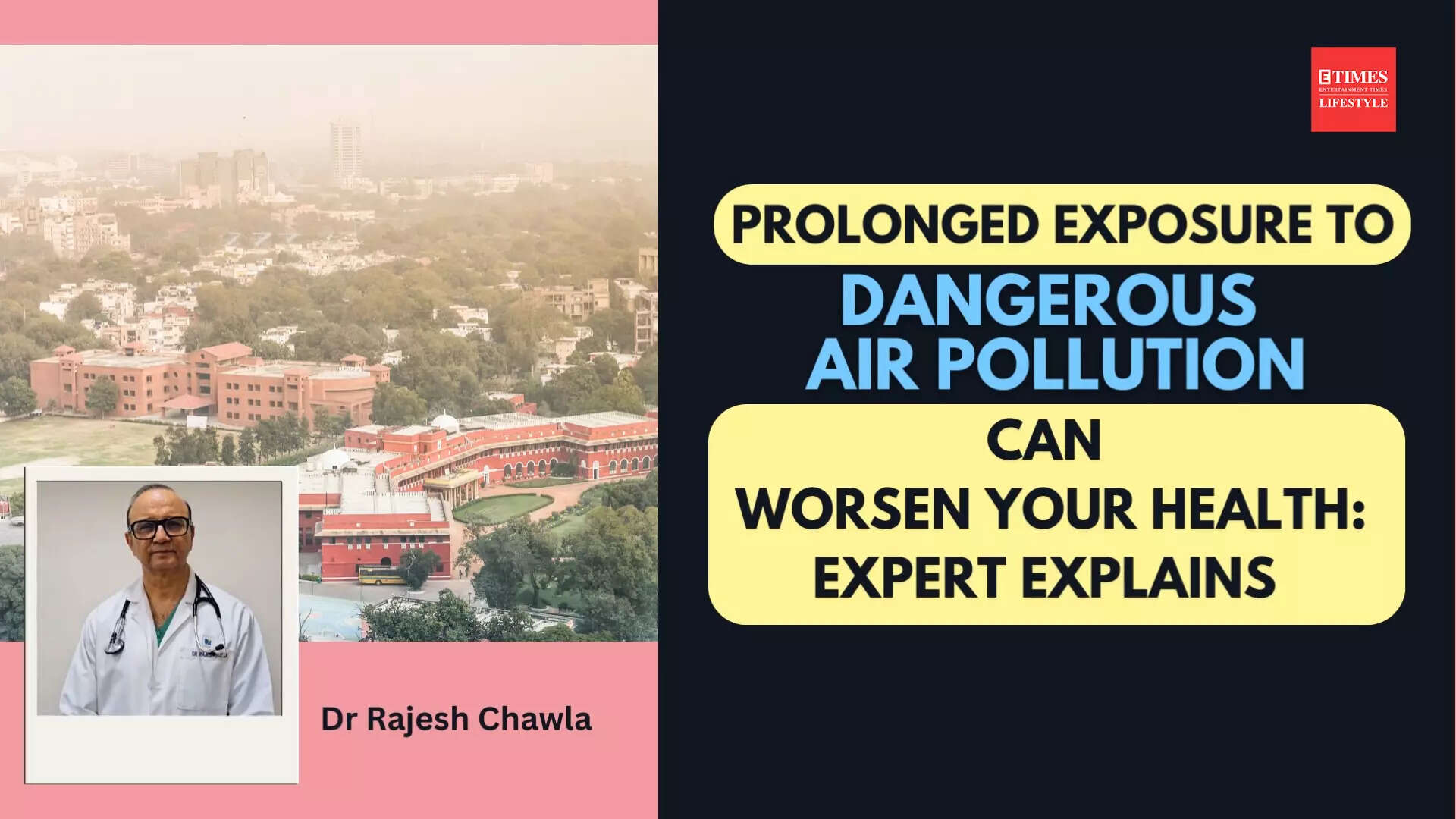 Prolonged exposure to dangerous air pollution can worsen your health