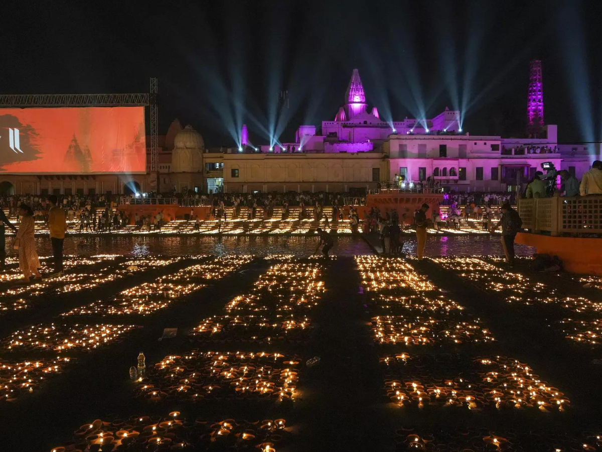 Ayodhya Deepotsav Sets New Guinness World Record With Over 22 Lakh Diyas