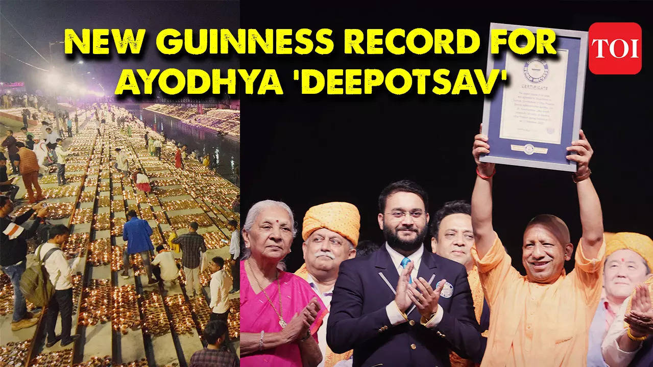 Watch: Ayodhya's Deepotsav Sets Guinness World Record As Over 2.2 ...