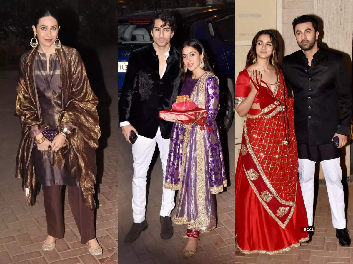 Kapoor family's grand Diwali party unveils glittering affair from Alia-Ranbir to Saif-Kareena, see pictures