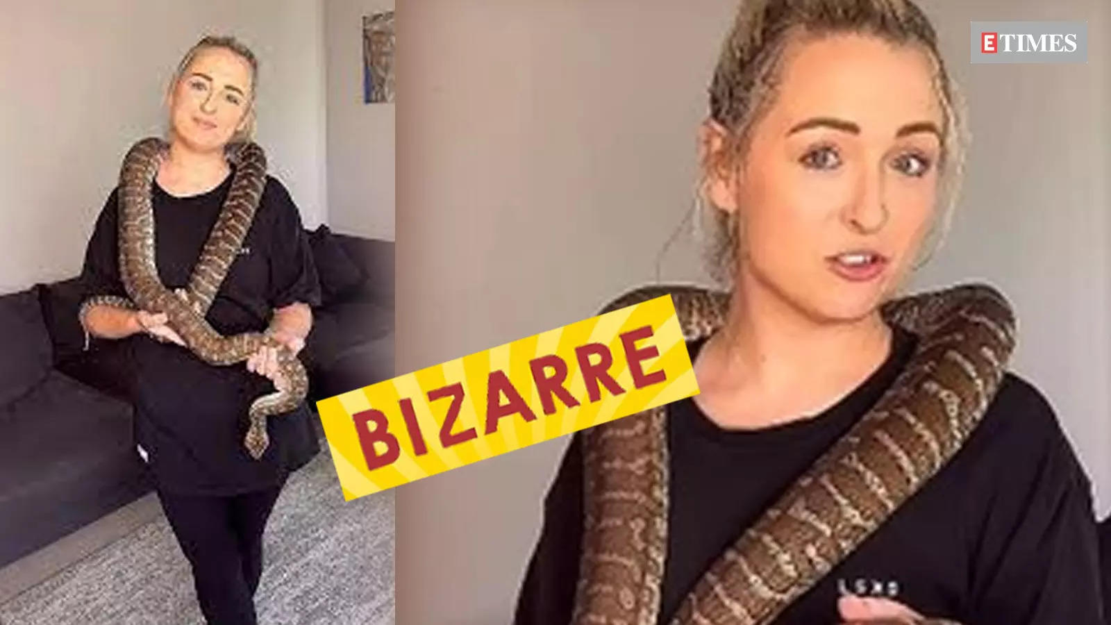 Australian Actress Dani Dabello's Pet Python Bites Her Male Co-star ...