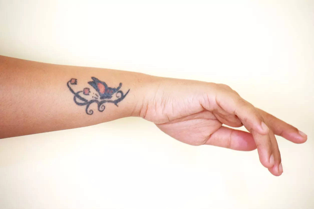 Stylish Half Back Tattoo Design with Meaningful Symbols