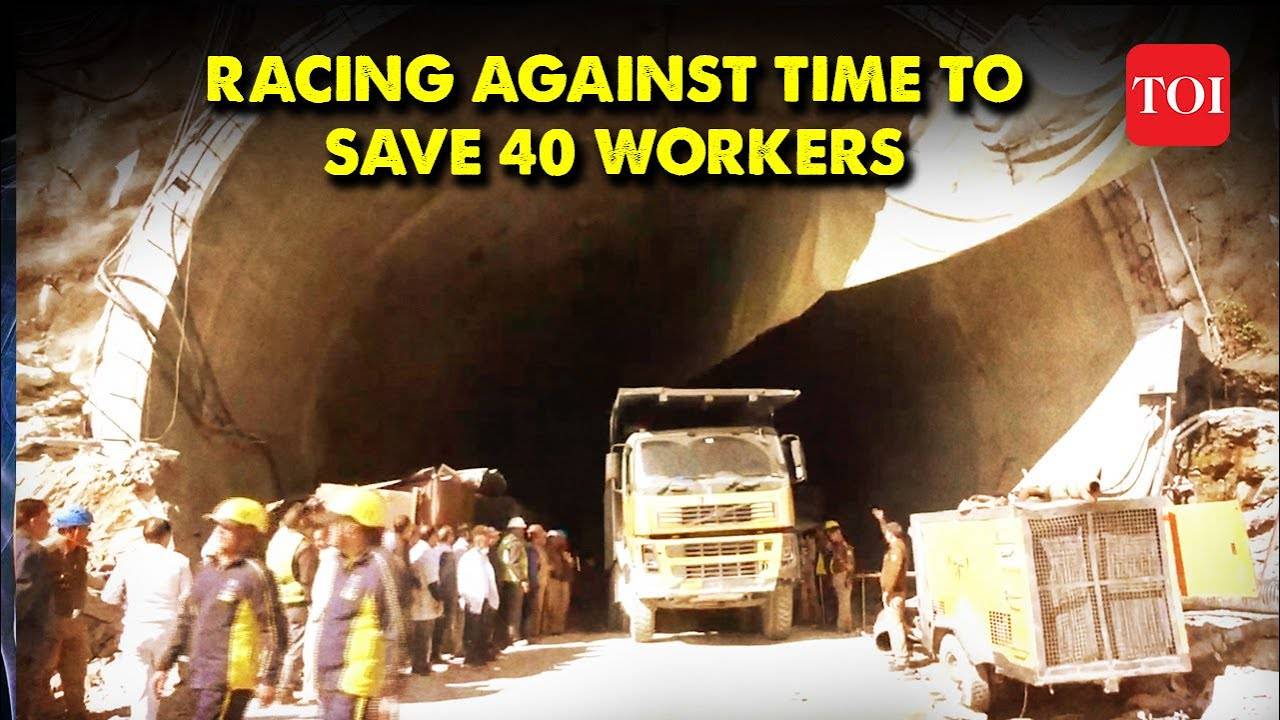 Uttarkashi Tunnel Collapse Update Race Against Time For Rescuing 40 Trapped Workers