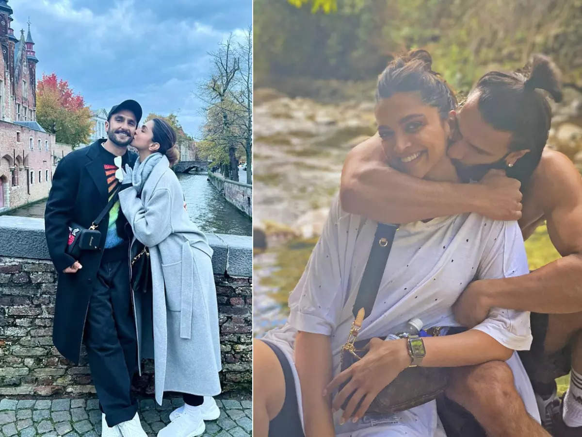 Ranveer Singh drops lovey-dovey picture with his ladylove Deepika Padukone from their wedding anniversary celebration