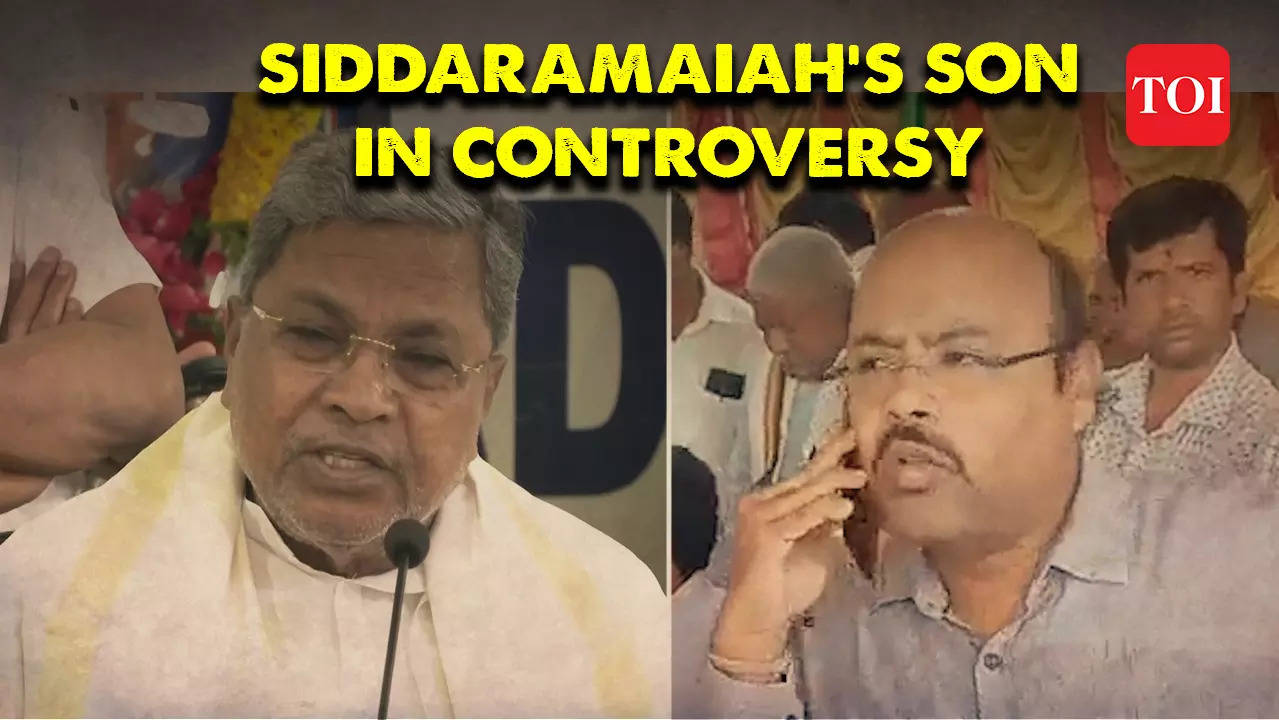 Karnataka CM's Son Yathindra Siddaramaiah Embroiled In Controversy Over ...