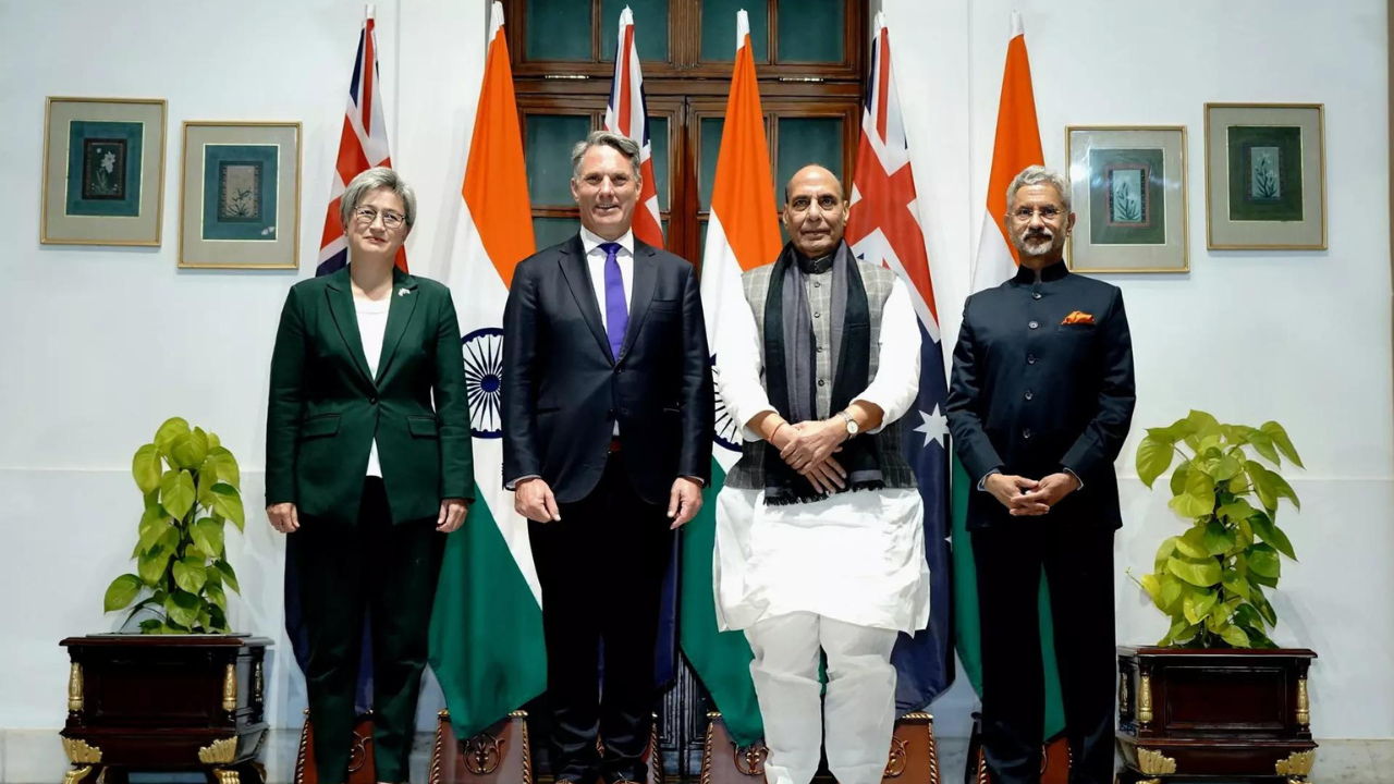 India-Australia Deepen Ties With Second 2+2 Ministerial Dialogue