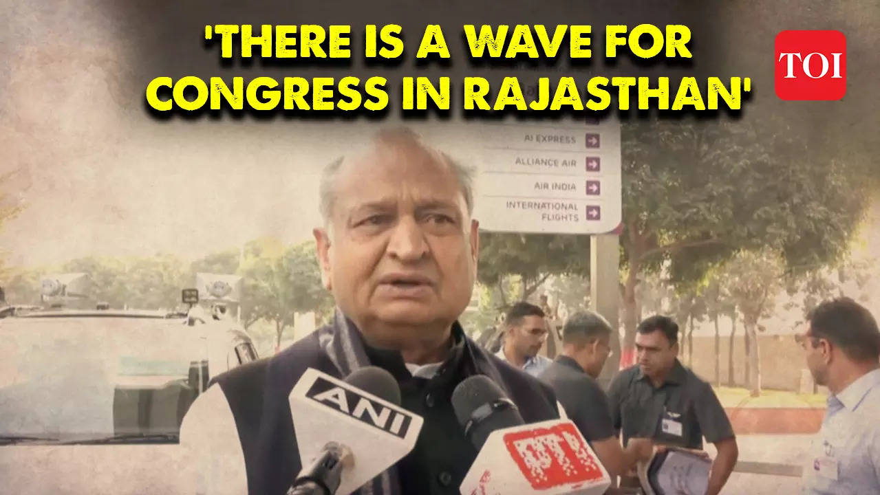 Rajasthan Polls 2023: 'I can feel that in the whole state, there is a wave of Congress' says CM Ashok Gehlot