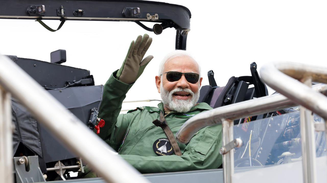 PM Modi Takes Historic Sortie In Tejas Fighter Aircraft Proving Indias