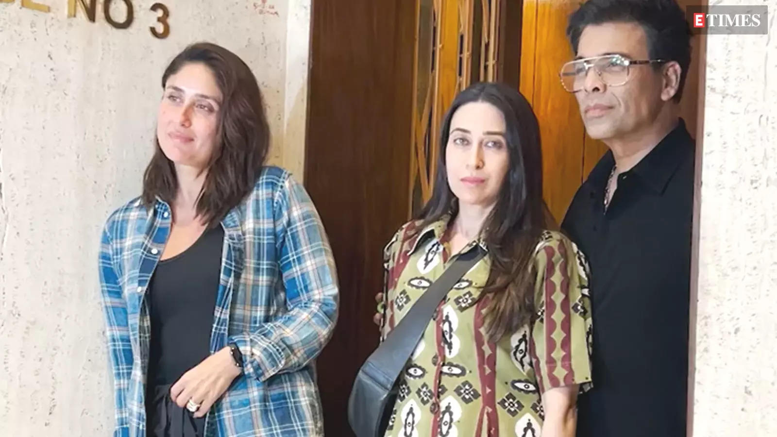 Kareena Kapoor Khan, Karisma Kapoor And Karan Johar Radiate 'comfort ...