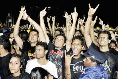 Metallica performs in Bangalore