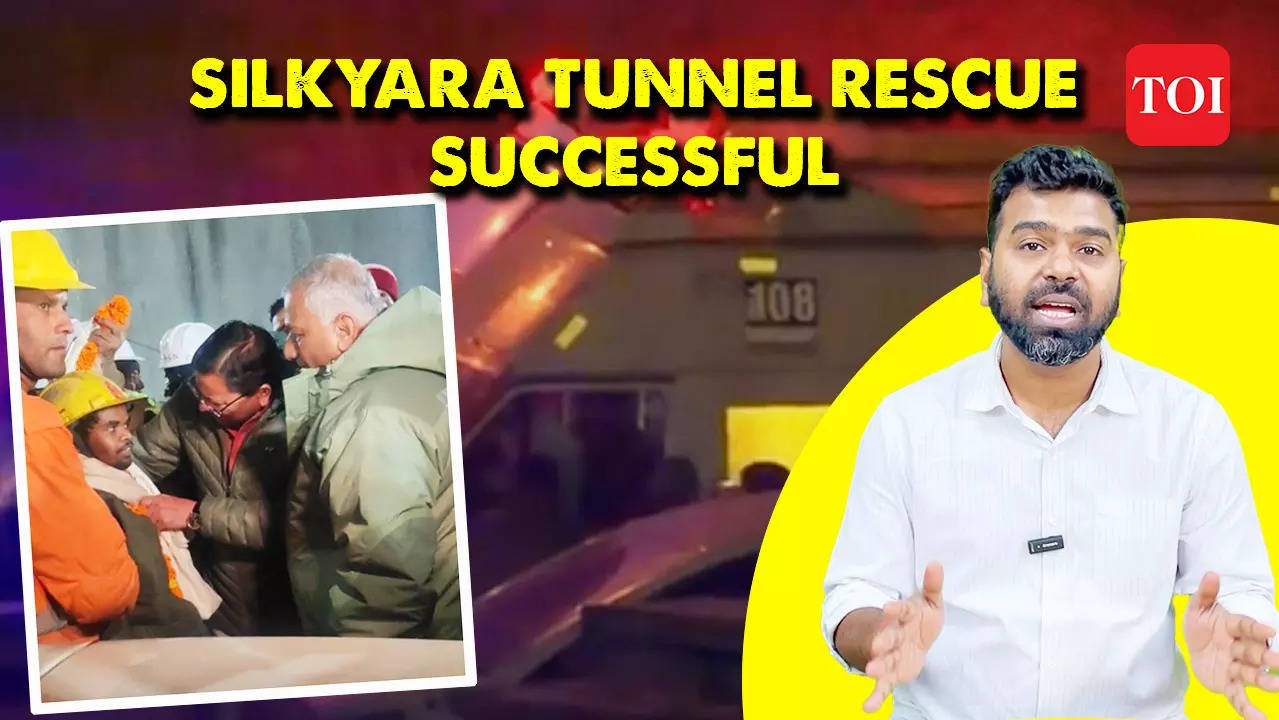 Uttarkashi Tunnel Ops All 41 Workers Trapped Inside Silkyara Tunnel