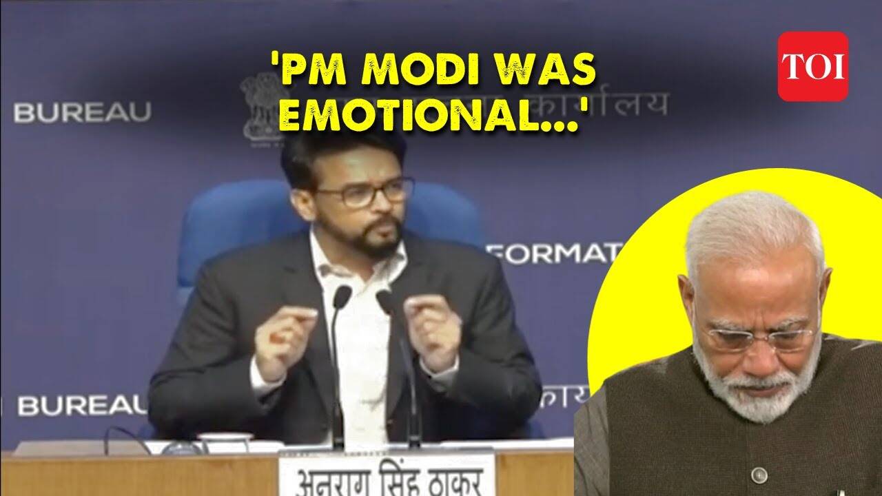 PM Modi was emotional over Silkyara rescue ops: Anurag Thakur recalls ...