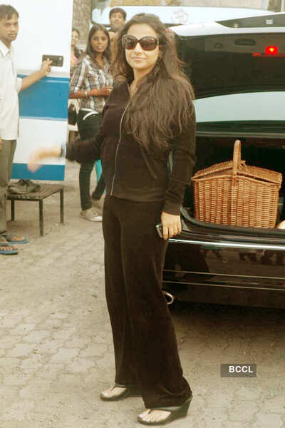 Vidya on 'KBC' sets