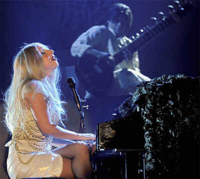 Lady Gaga's concert at F1 after-party