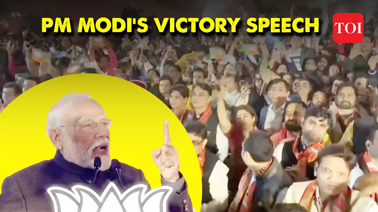 Pm Modis Reaction On Bjps Thumping Win In Assembly Polls Todays Victory Is Historical And 2559