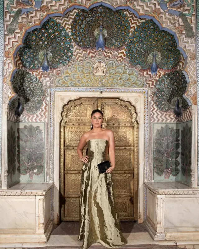 Kareena Kapoor redefines glamour in metallic Ralph Lauren evening gown, see pictures