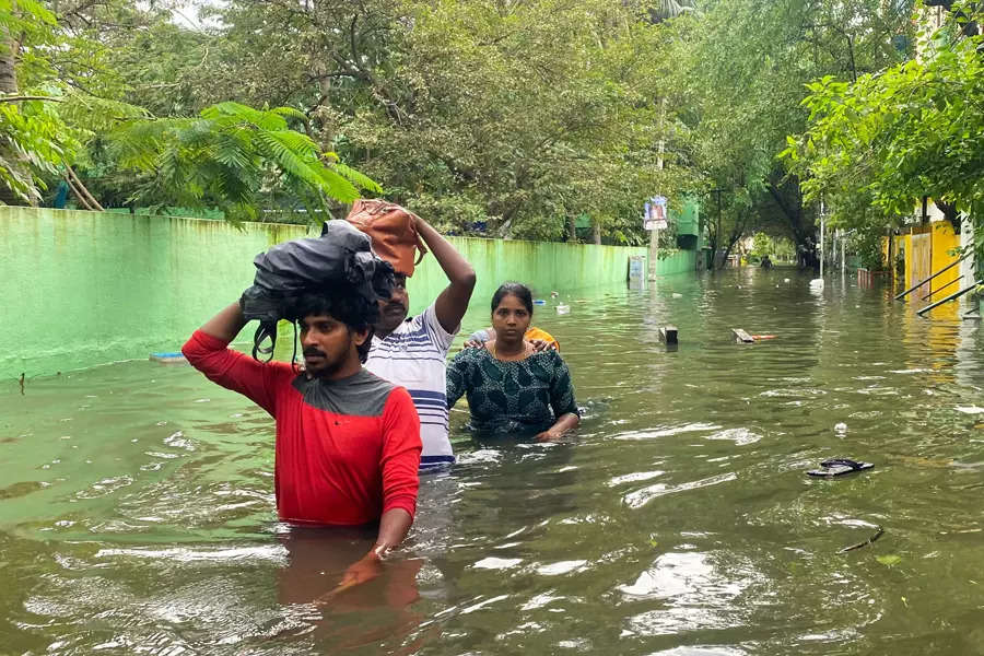 Michaung Causes Widespread Damage In Tamil Nadu And Andhra Pradesh ...