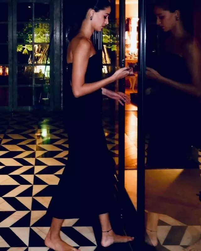 Ananya Panday's black strapless dress is the only party staple we need this season, see pictures