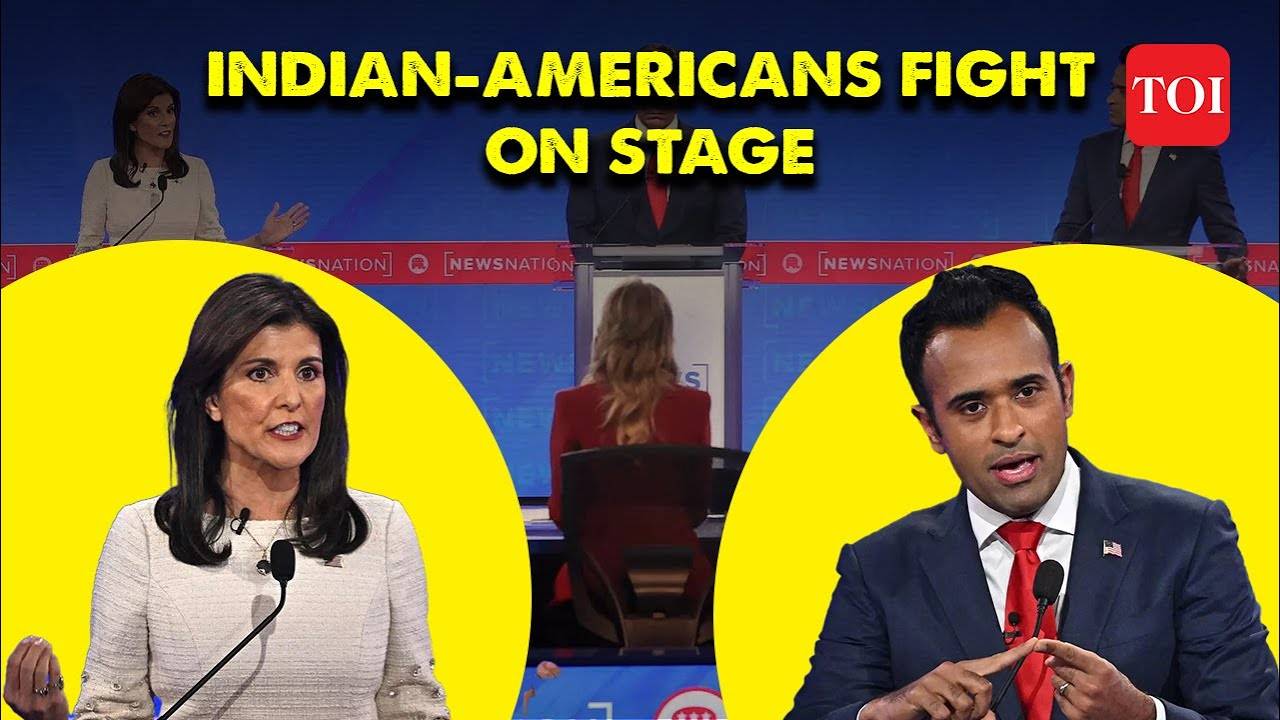 Vivek Ramaswamy Vs Nikki Haley At Republican Presidential Debate | U.S ...