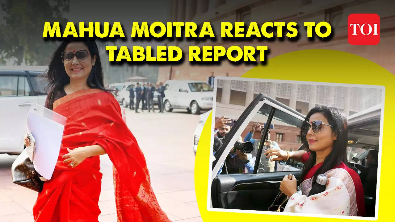 Watch Tmc S Mahua Moitra Responds As Lok Sabha Ethics Committee Tables Report On Cash For Query