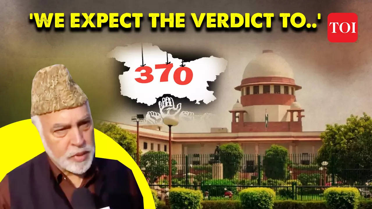 SC Verdict on Article 370: 'We expect the verdict to be in accordance with the Constitution of the country,' says Muzaffar Ahmed