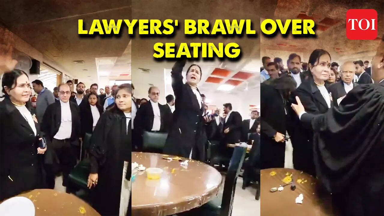 Ugly Brawl Lawyers engage in fistfight over seating in Delhi High
