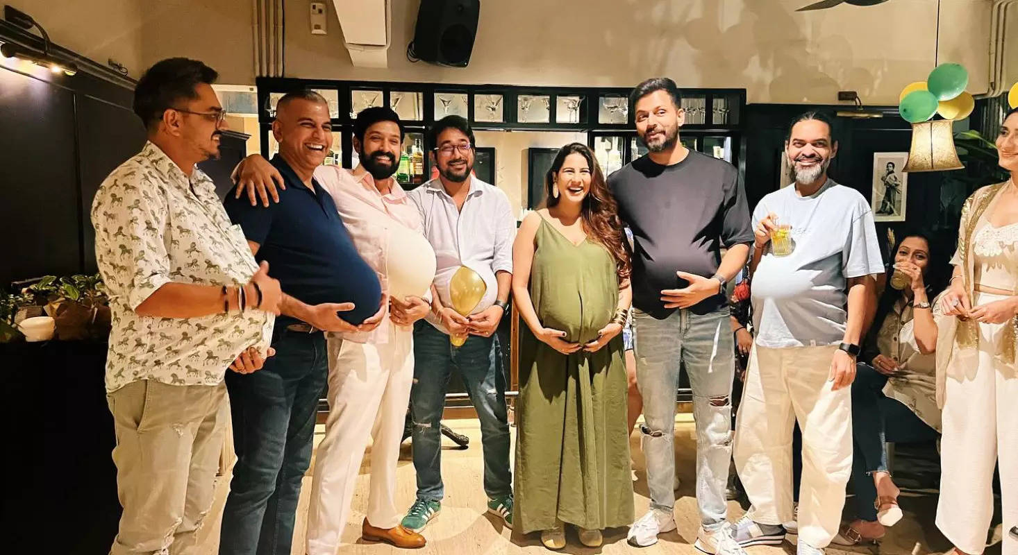 Adorable pictures from Vikrant Massey and Sheetal Thakur’s jungle-themed baby shower