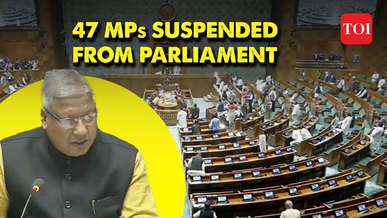 33 More Opposition Lok Sabha Mps Suspended For Parliament Chaos On