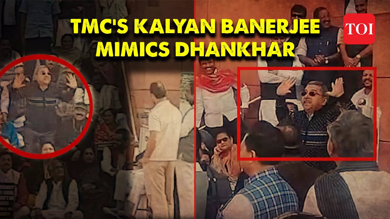 Watch: Suspended TMC MP Kalyan Banerjee Mimics RS Chairman Jagdeep ...