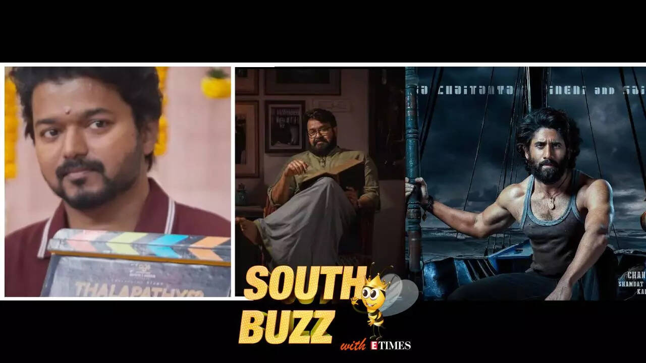 South Buzz: &lsquo;Thalapathy 68&rsquo; makers clarify on film&rsquo;s title; Mohanlal&rsquo;s &lsquo;Neru&rsquo; receives positive reviews; Naga Chaitanya starts shooting for &lsquo;Thandel&rsquo;